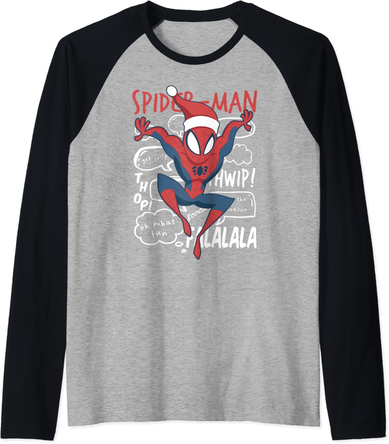 spiderman santa shirt